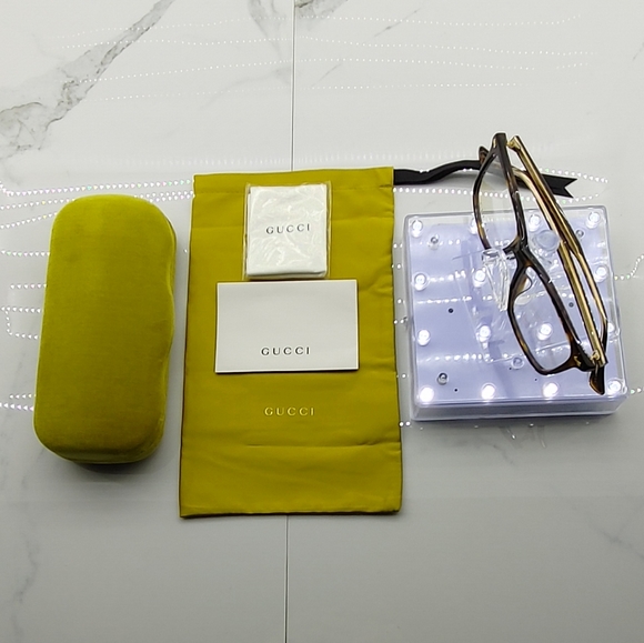 Gucci Rectangle Optical Frames - Picture 4 of 6